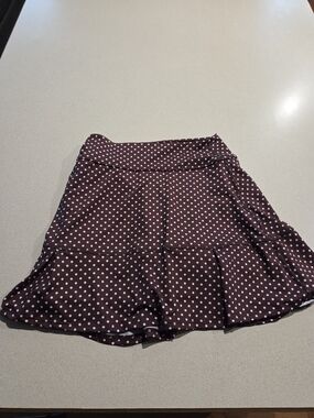 Dona Jo Women's Polka Dot Athetic Skirt